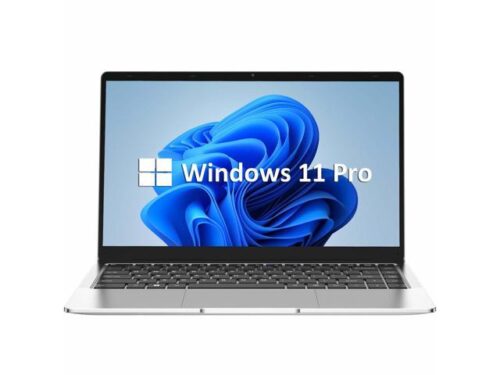 Auusda Windows 11 Pro Laptop, 8GB RAM 256GB SSD, Intel Celeron J4105 Processor up to 2.50GHz, 14.1″ 1080P IPS LCD Screen, Traditional Laptop Computers